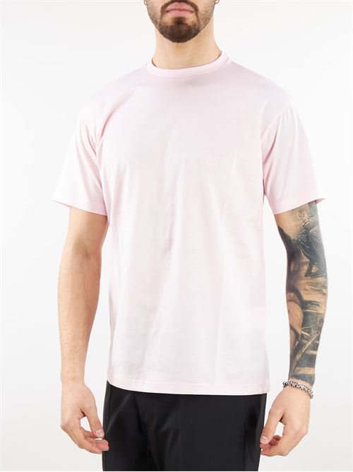 T-shirt basic con ricamo rosa sul petto Low Brand LOW BRAND | T-shirt | L1TSS246498R070